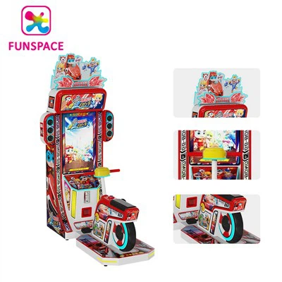 מכונת משחק אופני מירוץ רד קיד המופעלת במטבעות